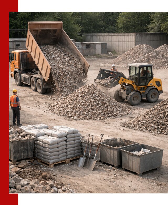 Вторичные материалы для отсыпки в Бирске — поставка и доставка