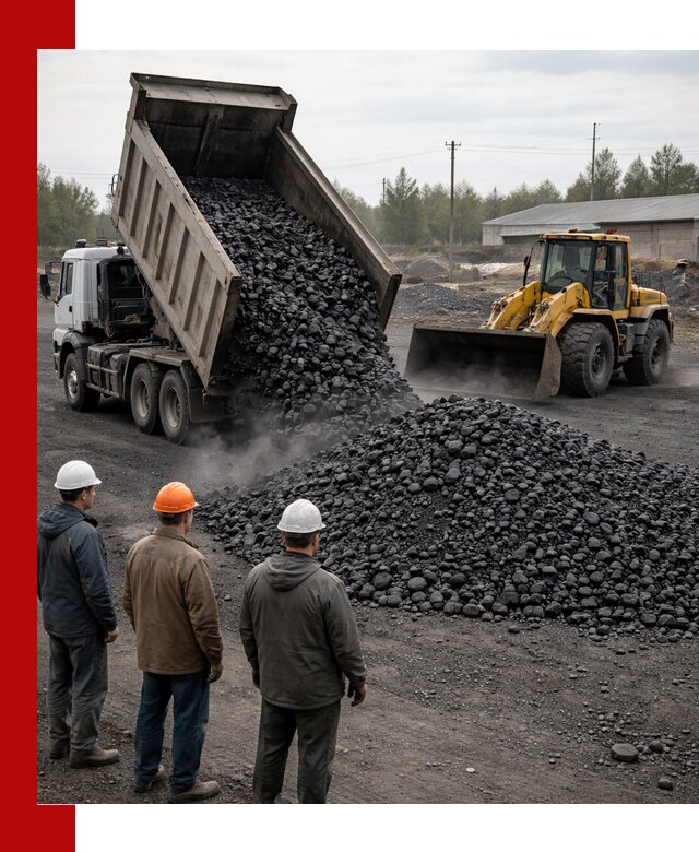 Доставка угля антрацита в Бирске с самосвалами и погрузкой
