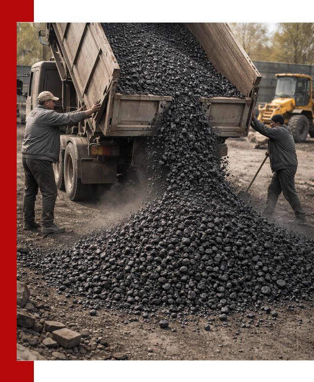 Доставка угля семечка самосвалами в Бирске