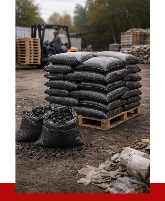 Купить уголь в мешках с доставкой в Бирске от 7796 р. | ПРОНЕРУДБрк