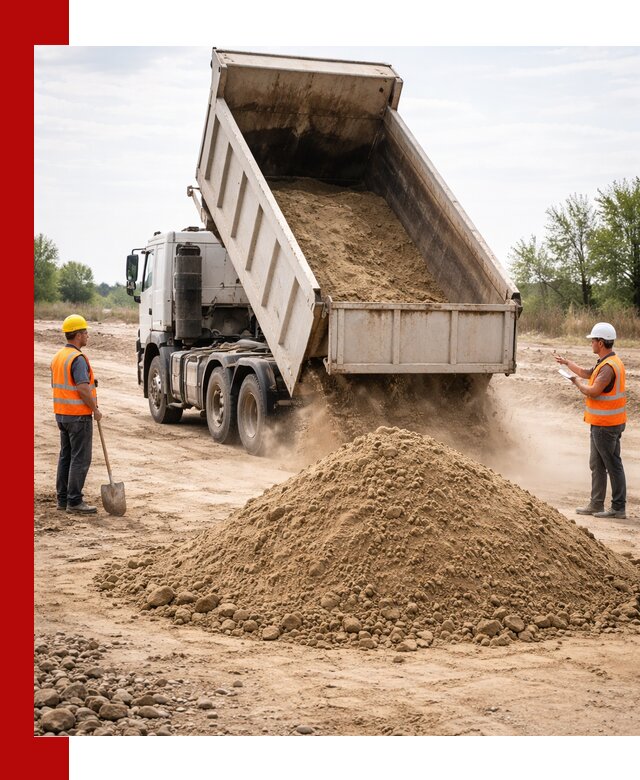 Доставка самосвалом 15 кубов в Бирске за город и по городу