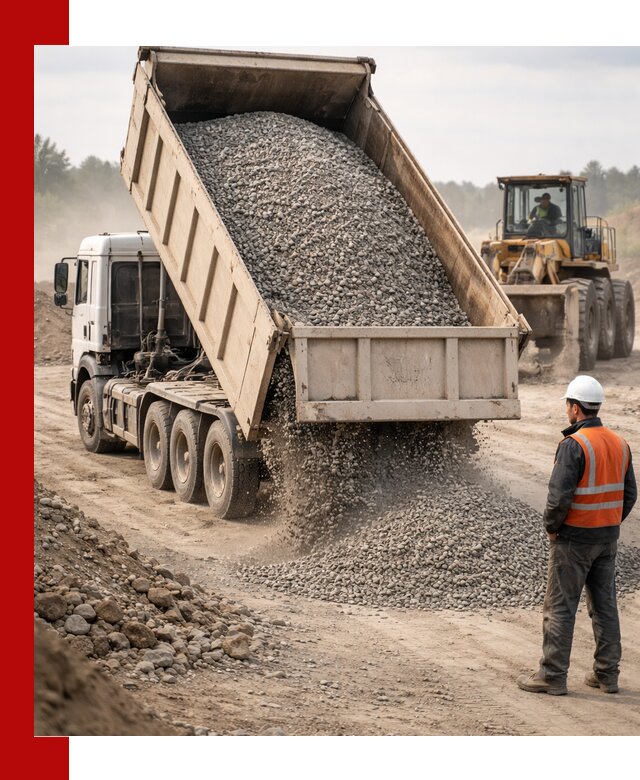 Доставка самосвалом 40 кубов цемента и сыпучих в Бирске