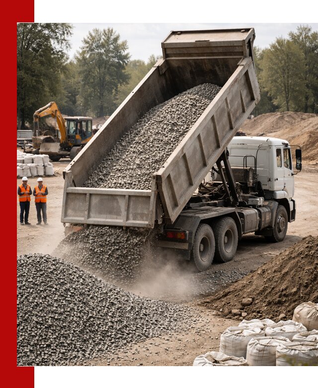 Аренда самосвала в Бирске для доставки сыпучих и нерудных материалов