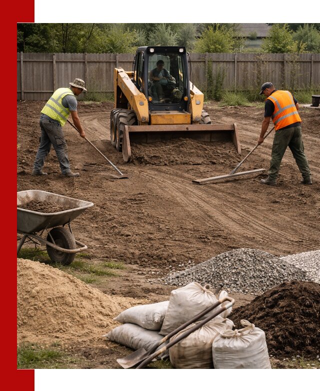 Выравнивание участка под строительство и благоустройство в Бирске
