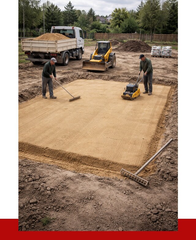 Устройство песчаной подушки в Бирске от 4677 р. ПРОНЕРУДБрк